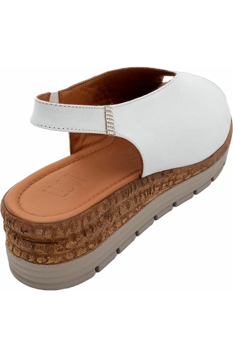 Forever & Always Shoes Blom Leather Platform Sandal, Alternate, color, White Leather