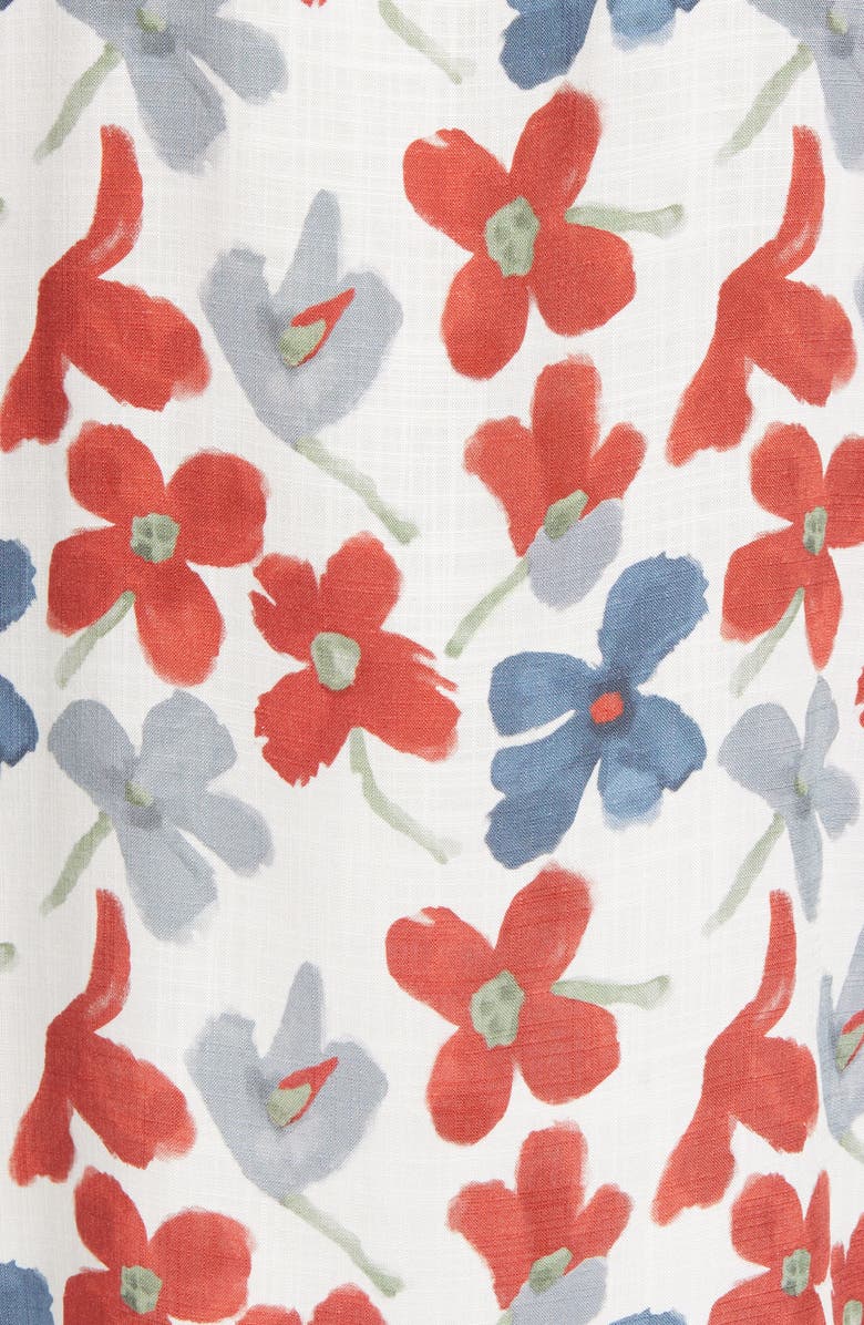 Wax London Men's Didcot Floral Print Short Sleeve Button-Up Shirt, Alternate, color, 