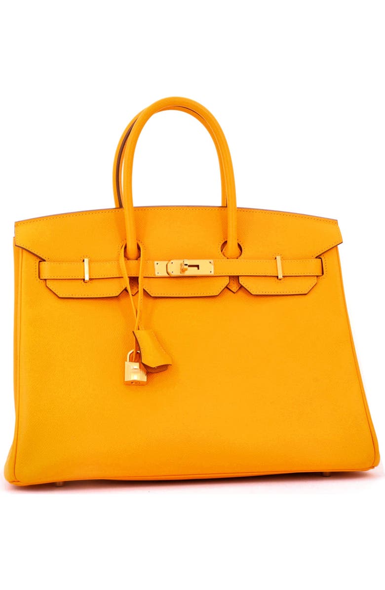 Pre-Owned Hermes Birkin Handbag Yellow Epsom with Gold Hardware 35, Alternate, color,
