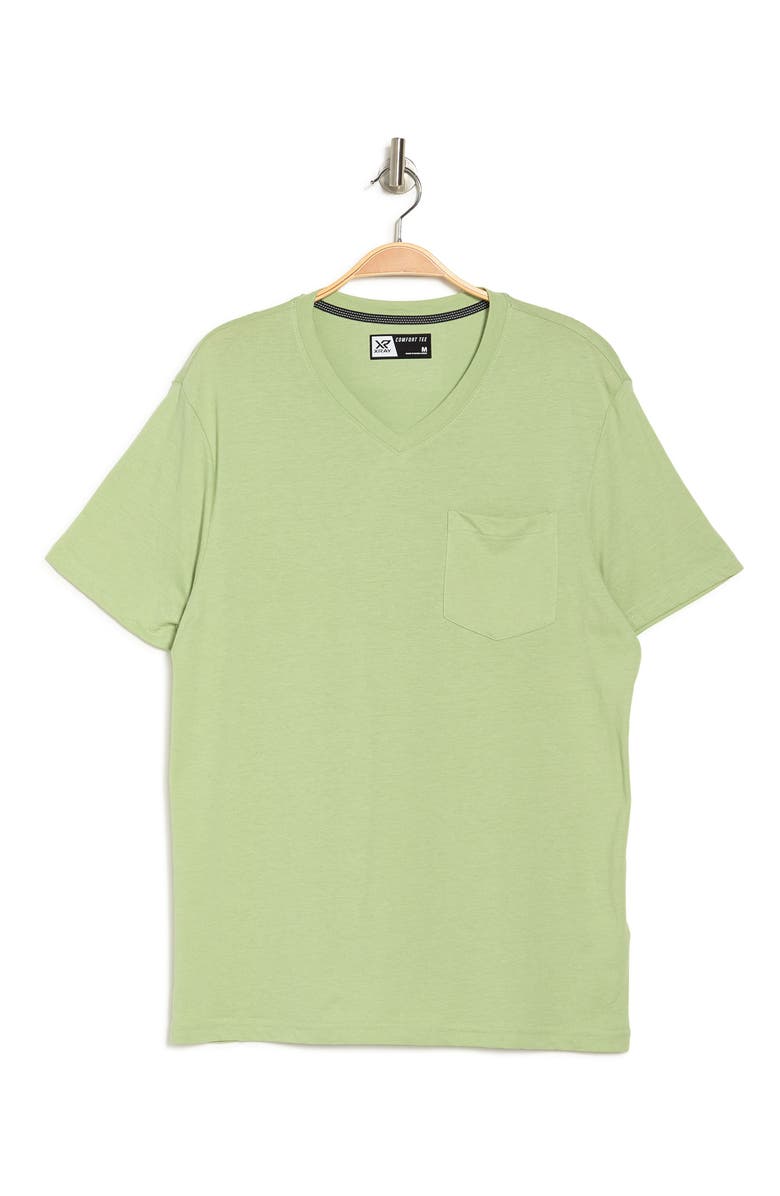 XRAY Patch Pocket V-Neck T-Shirt, Alternate, color, Dusty Mint
