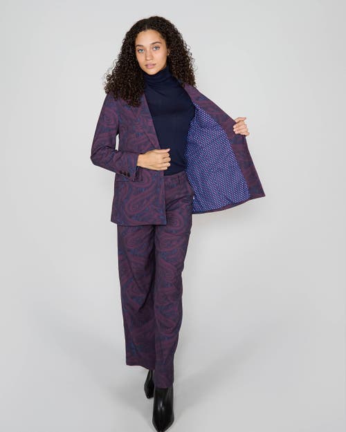 Lords Of Harlech Julia Tailored Jacket In Multi