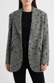 CeCe Oversize Single-Breasted Blazer