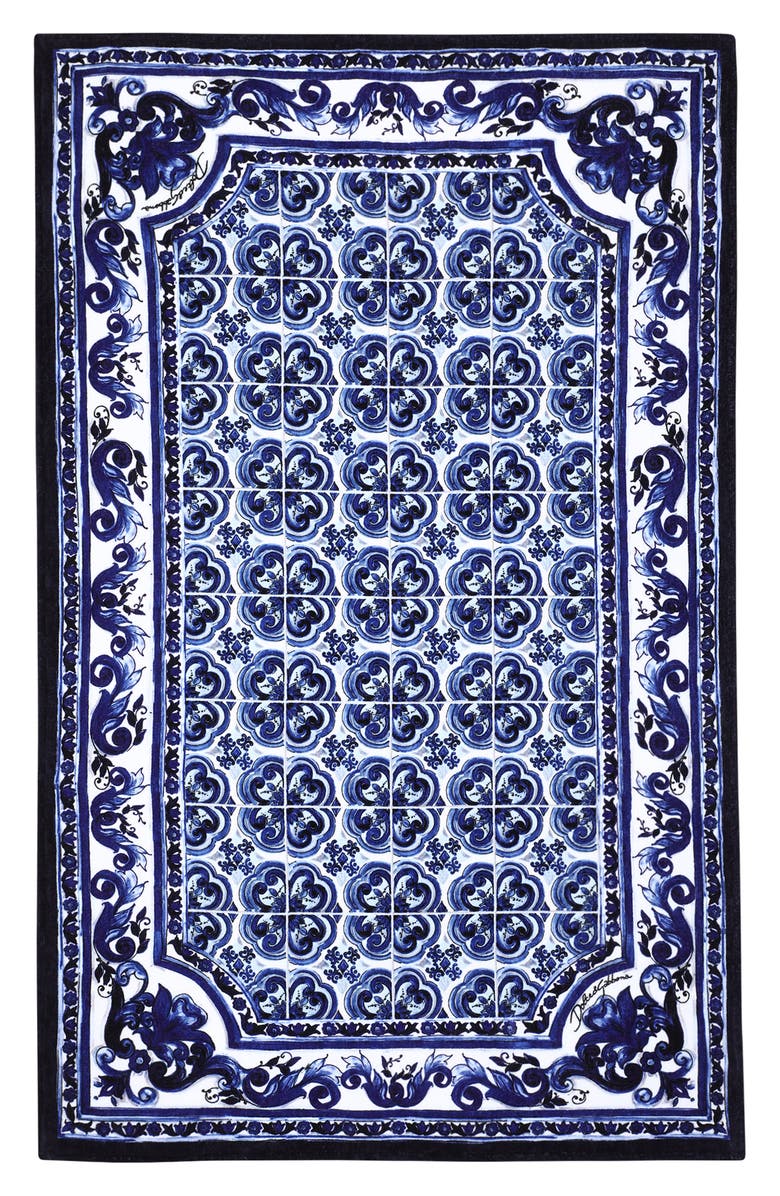 Dolce&Gabbana Carretto Beach Towel, Alternate, color, Bright Blue