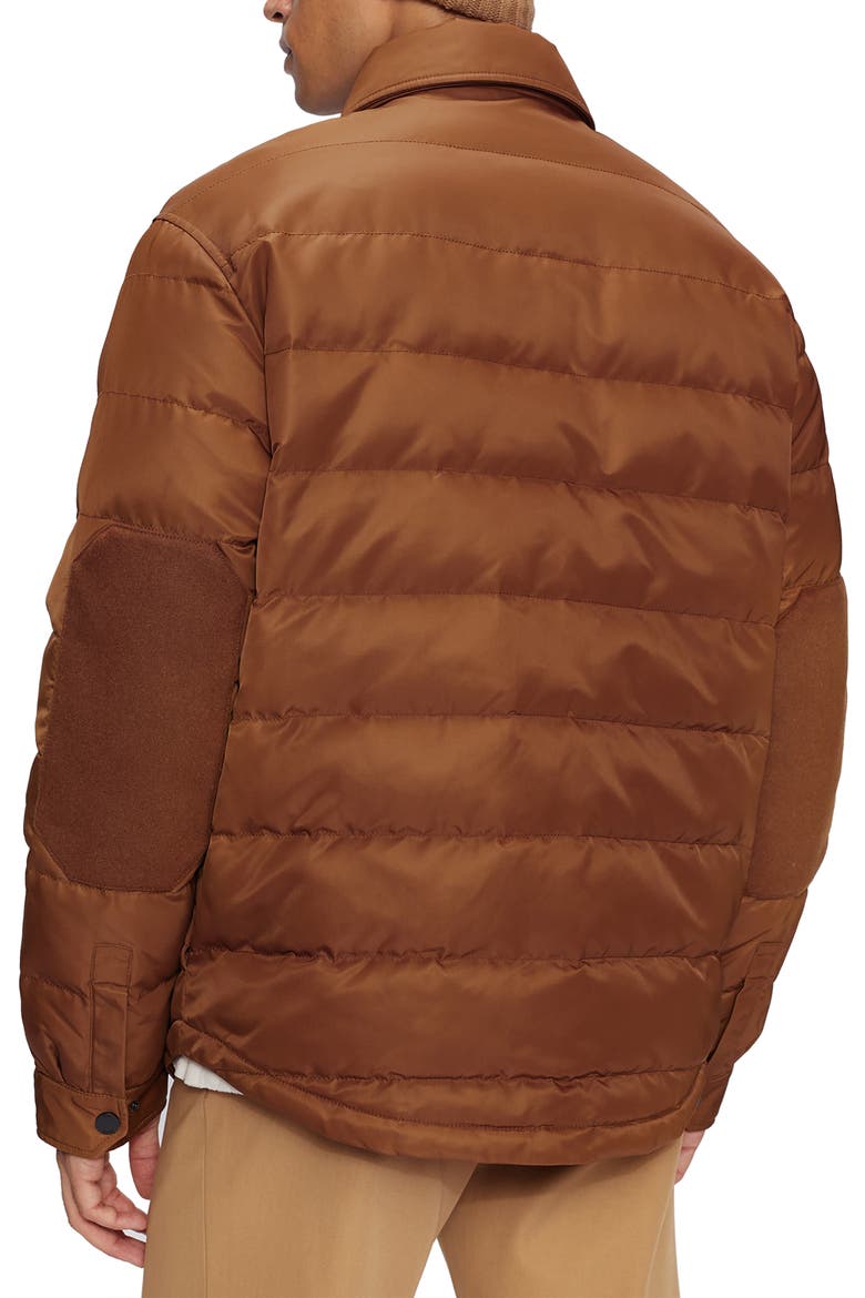 Quilted Jacket, Alternate, color, BROWN