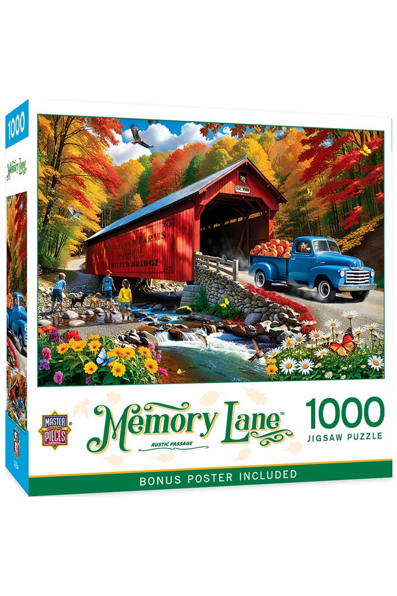 Rustic Passage 1000 Piece Jigsaw Puzzle, Main, color, Multicolor