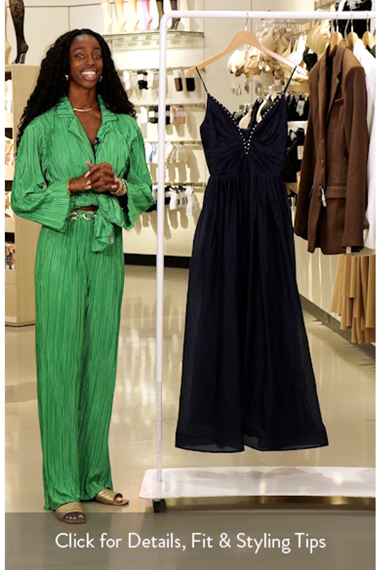 Sloane Bead Accent Maxi Dress video