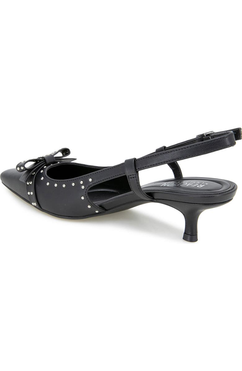 Reaction Kenneth Cole Manchester Slingback Kitten Heel Pump, Alternate, color, Black