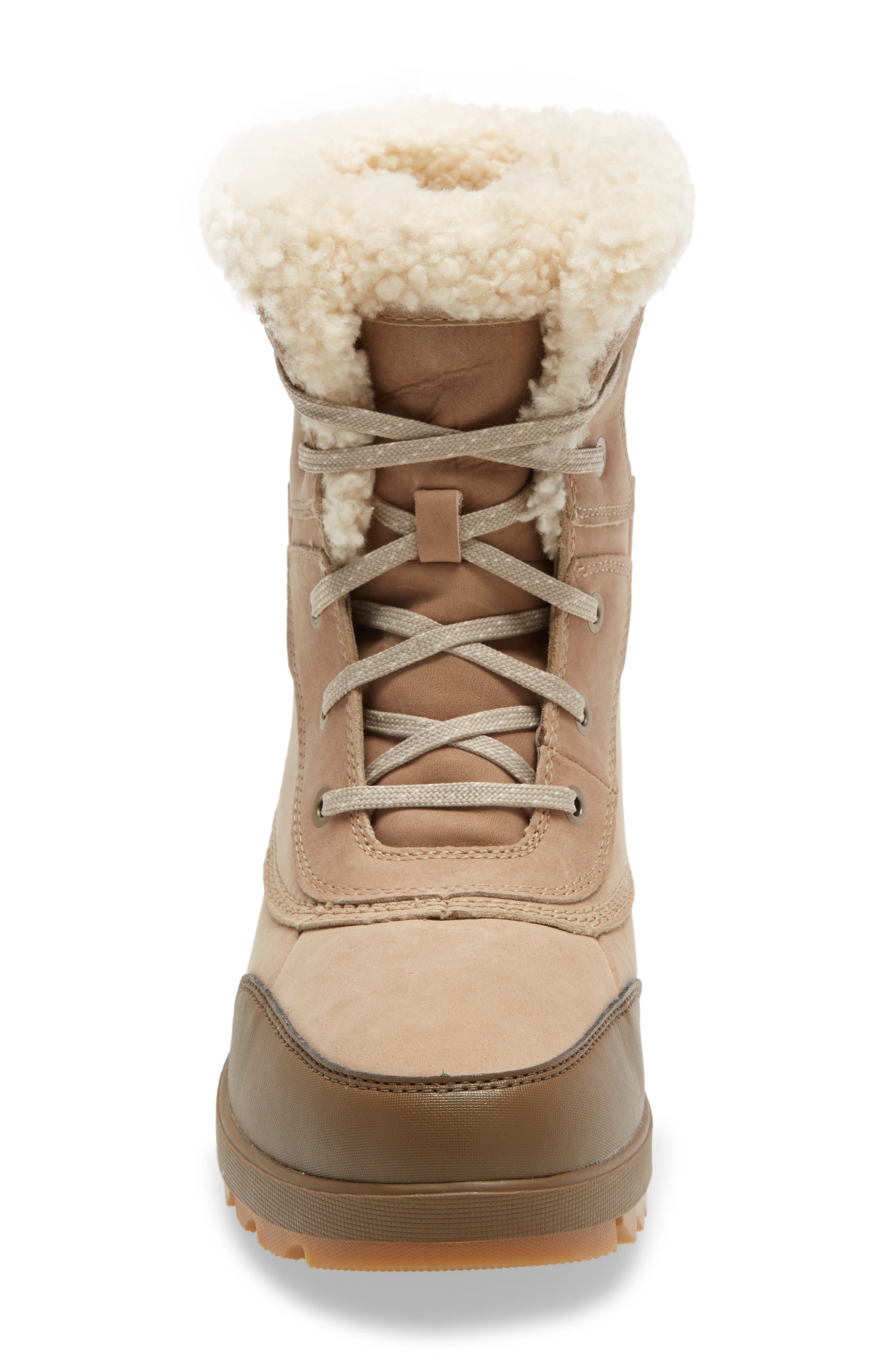SOREL Tivoli IV Parc Genuine Shearling Trim Waterproof Boot, Alternate, color, 