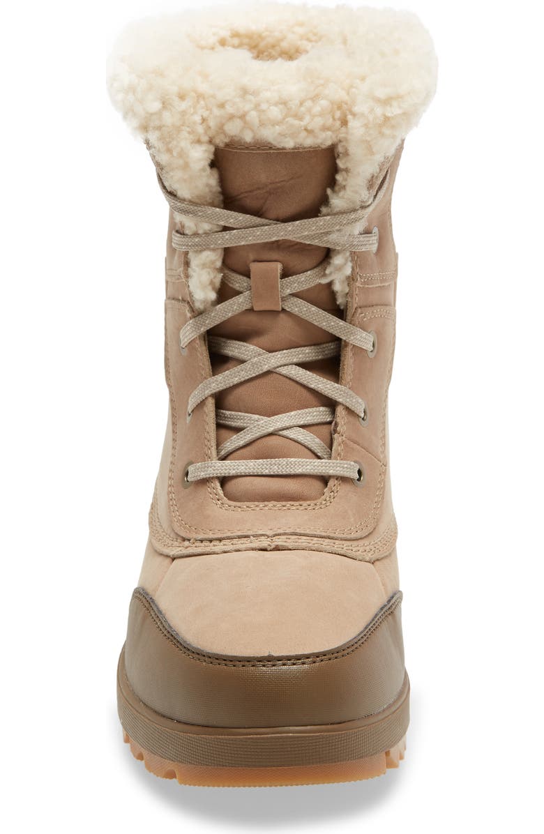 SOREL Tivoli IV Parc Genuine Shearling Trim Waterproof Boot, Alternate, color,