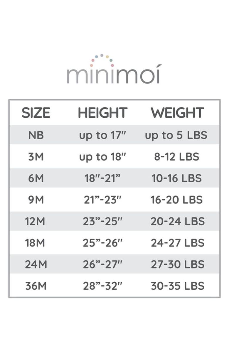 MiniMoi Kid's Striped Cotton/Modal Shoulder-Flap Footie, Alternate, color, Rose