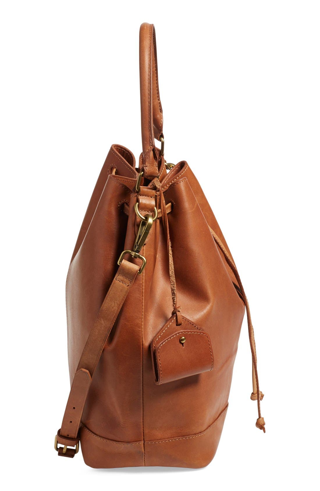 Madewell 'Lafayette' Bucket Bag, Alternate, color, 