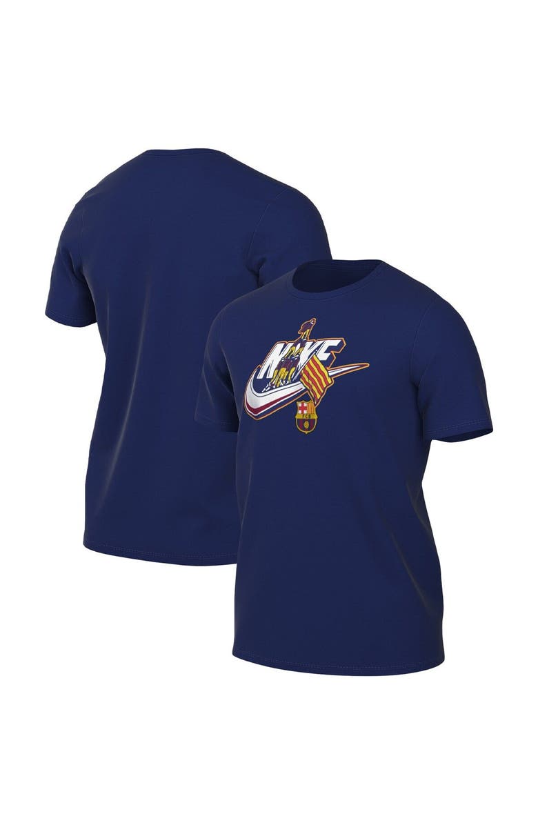 Nike Men's Nike Blue Barcelona Futura T-Shirt, Main, color, 