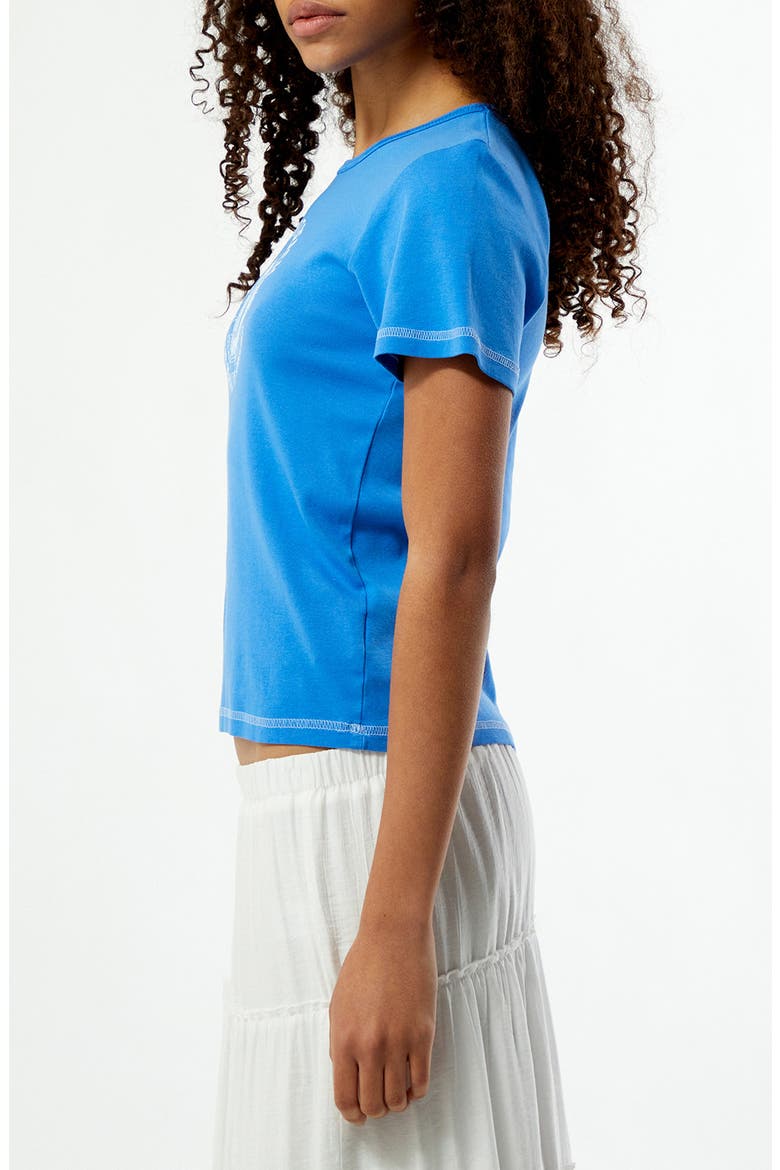 Newport Beach Skimmer Cotton Graphic T-Shirt, Alternate, color, BLUE