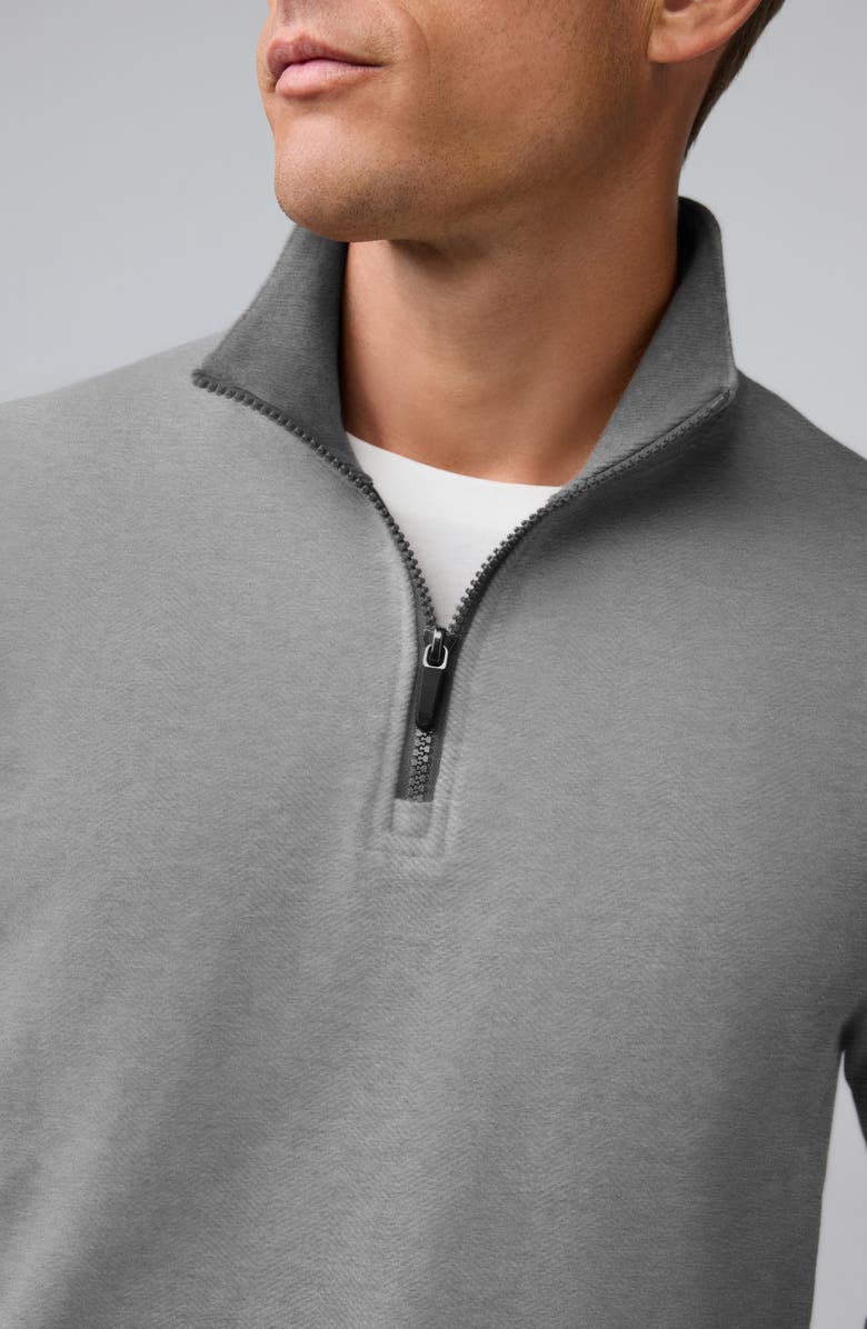 Mack Weldon Ace Cotton Blend French Terry Half Zip Pullover, Alternate, color,