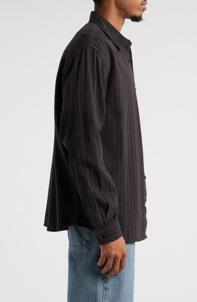 Dickies Service Stripe Button-Up Work Shirt, Alternate, color,