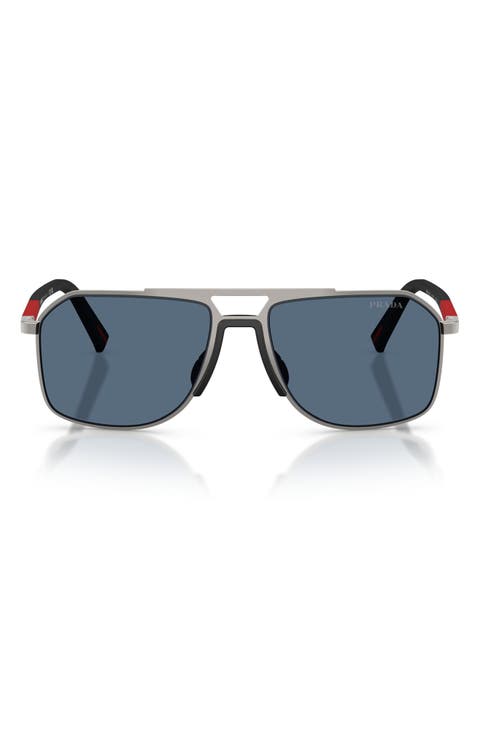 56mm Pilot Sunglasses