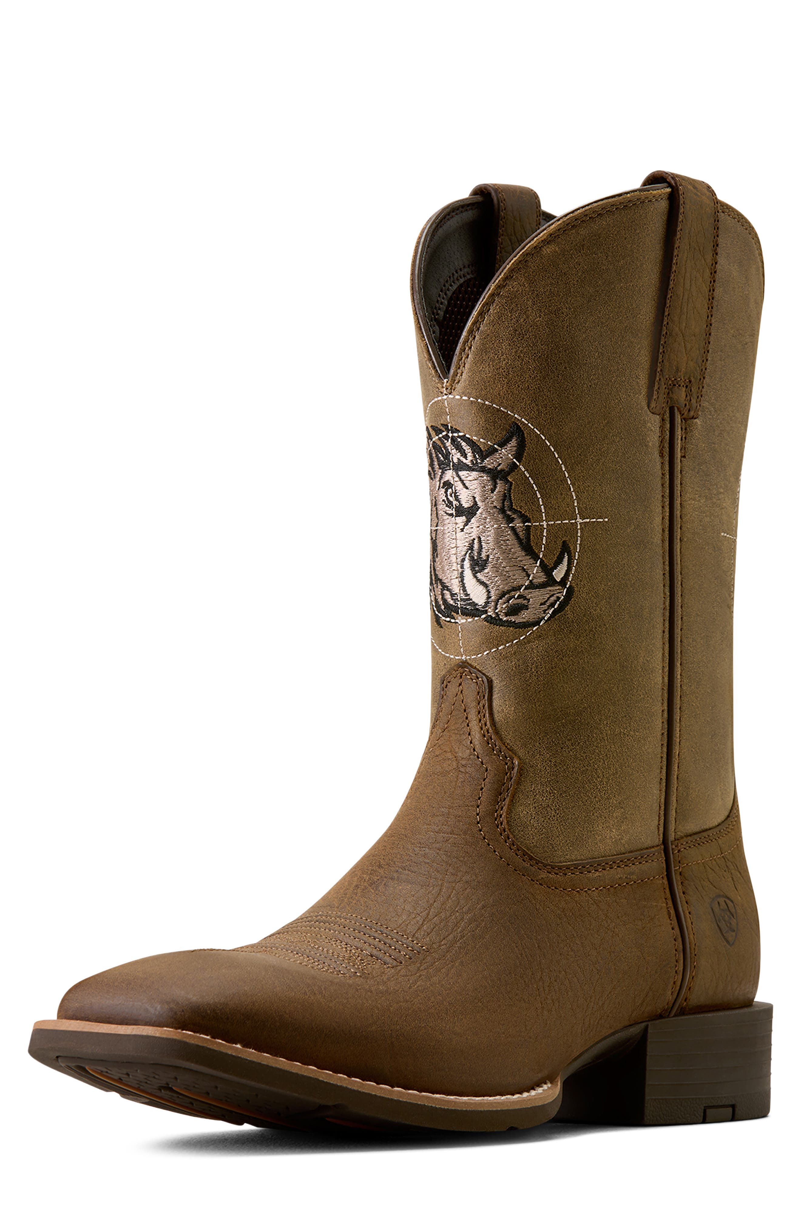 Sport Crosshog Leather Western Boot, Main, color, WILD TAUPE
