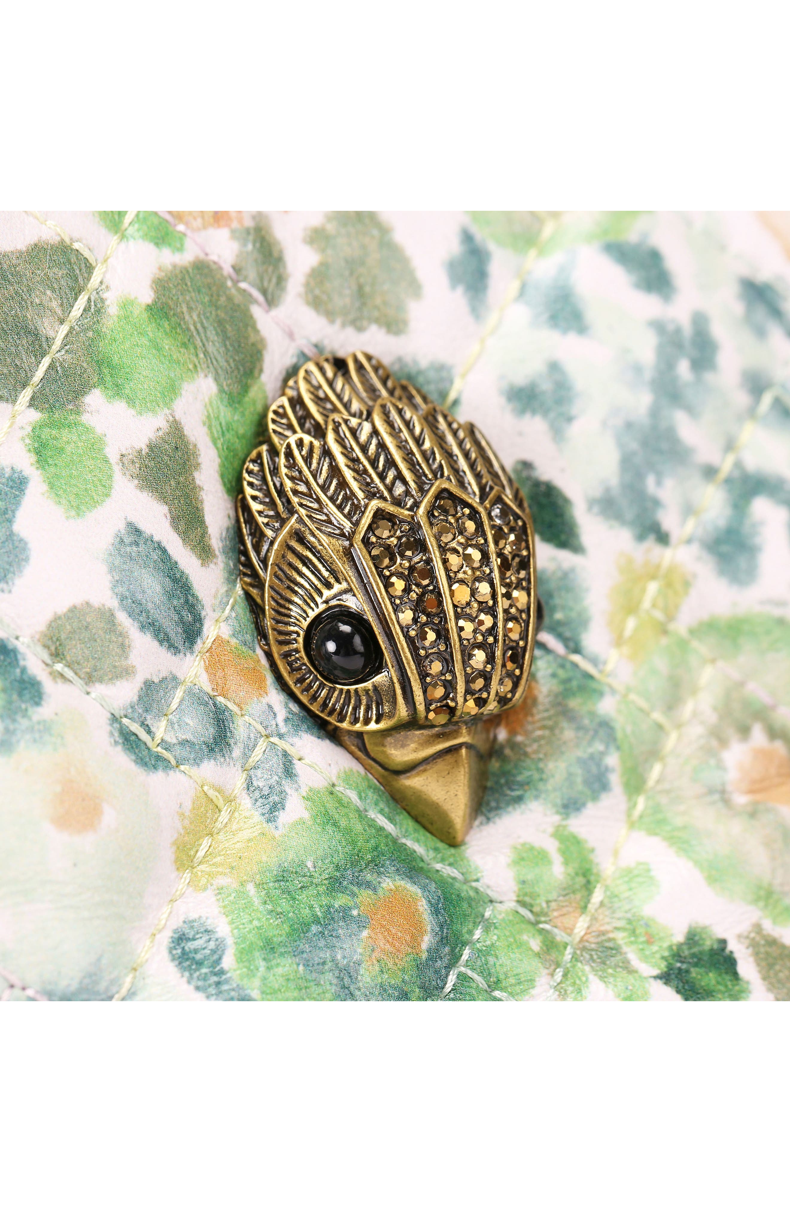 Kurt Geiger London Floral Couture Kensington Floral Quilted Leather Tote, Alternate, color, Floral Multi