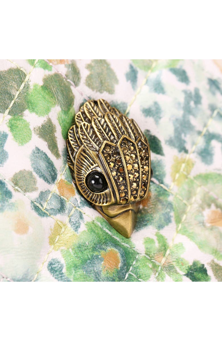 Kurt Geiger London Floral Couture Kensington Floral Quilted Leather Tote, Alternate, color, Floral Multi