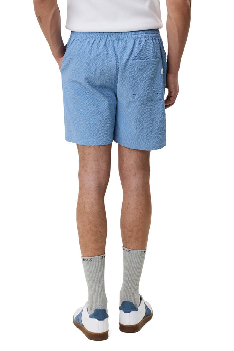 Seersucker Swim Trunks, Alternate, color, ALLURE
