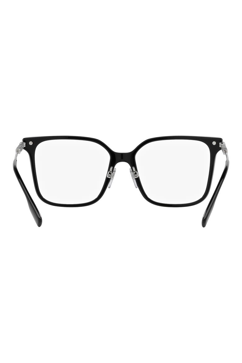 Elizabeth 54mm Square Optical Glasses, Alternate, color, BLACK