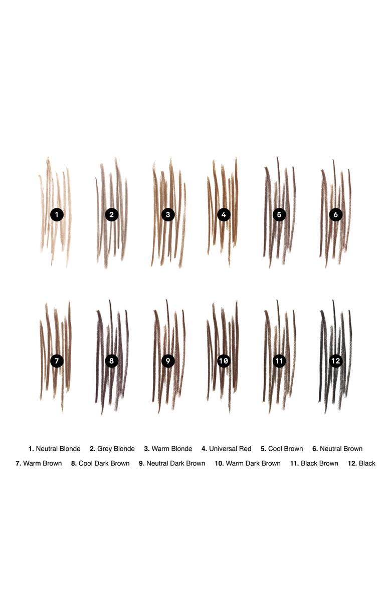 Bobbi Brown Long-Wear Waterproof Eyebrow Pencil, Alternate, color, Black