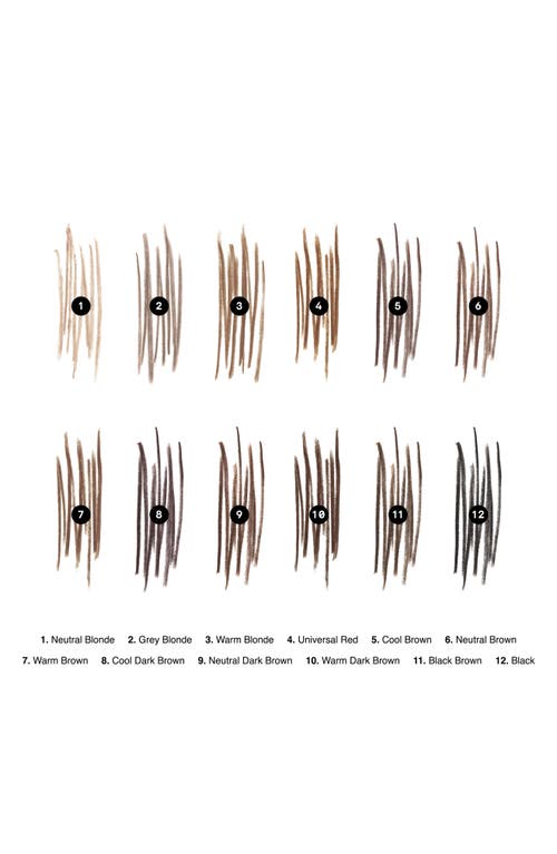 Bobbi Brown Long-wear Waterproof Eyebrow Pencil In Black