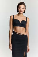 Jendue US Dreams Denim Crop Top