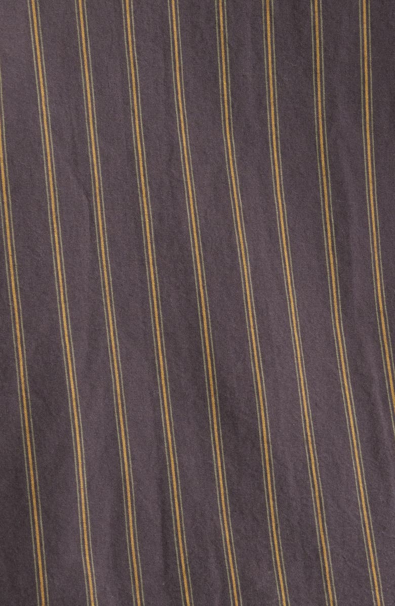 DARK SEAS Kimbro Stripe Cotton Snap-Up Western Shirt, Alternate, color, Black