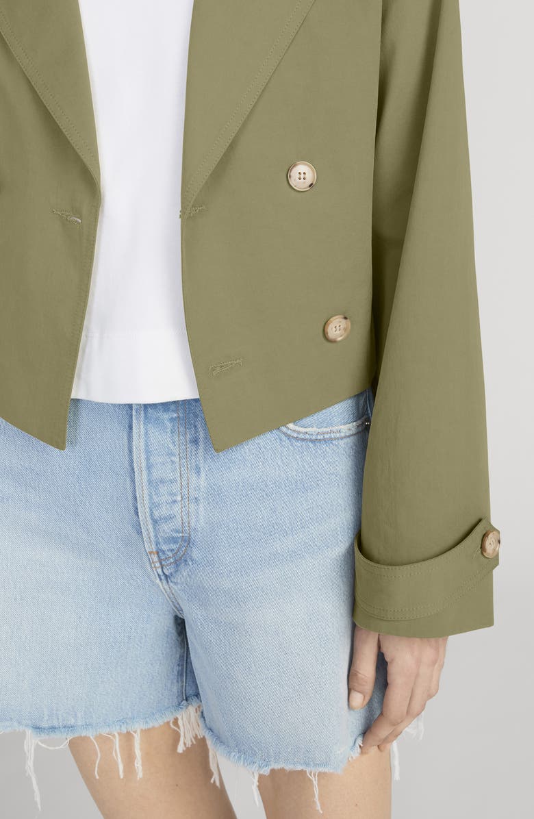 FRAME The Uniform Short Trench Coat, Alternate, color, 