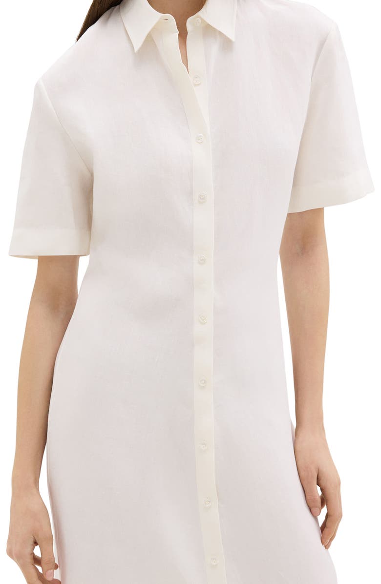 Theory Galena Linen Maxi Shirtdress, Alternate, color, 