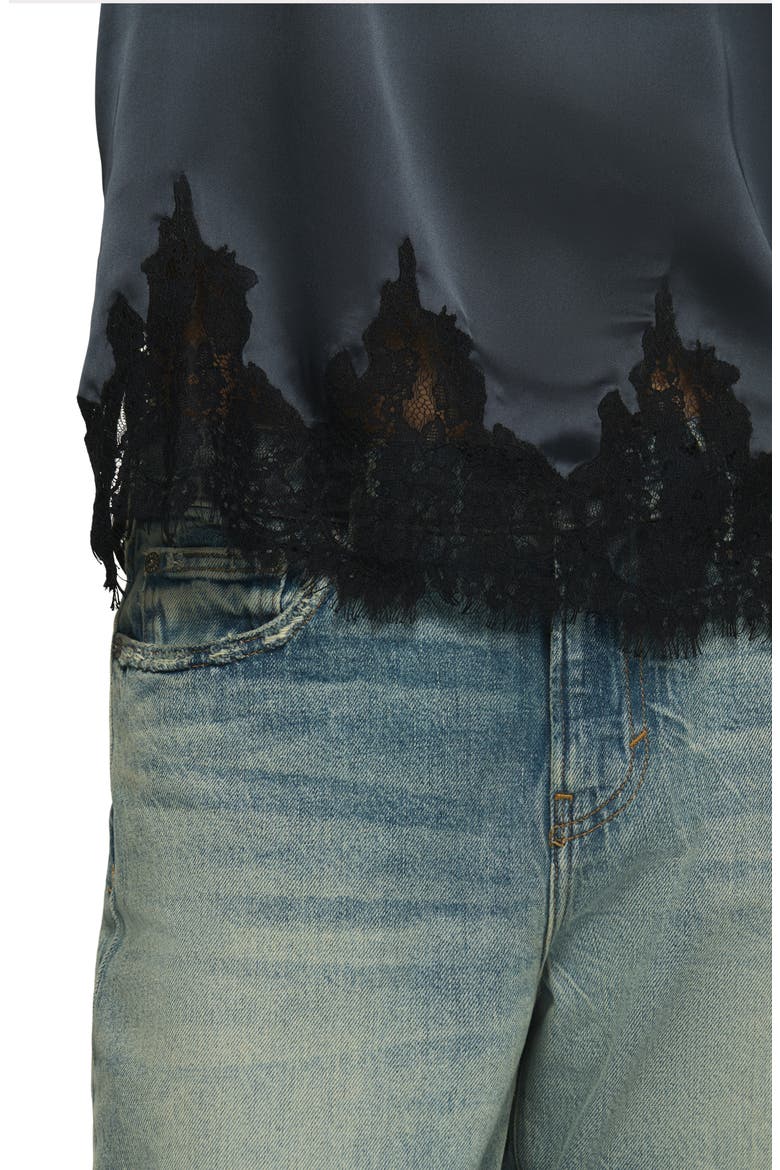 Lace Hem Swing Tank, Alternate, color, OMBRE BLUE