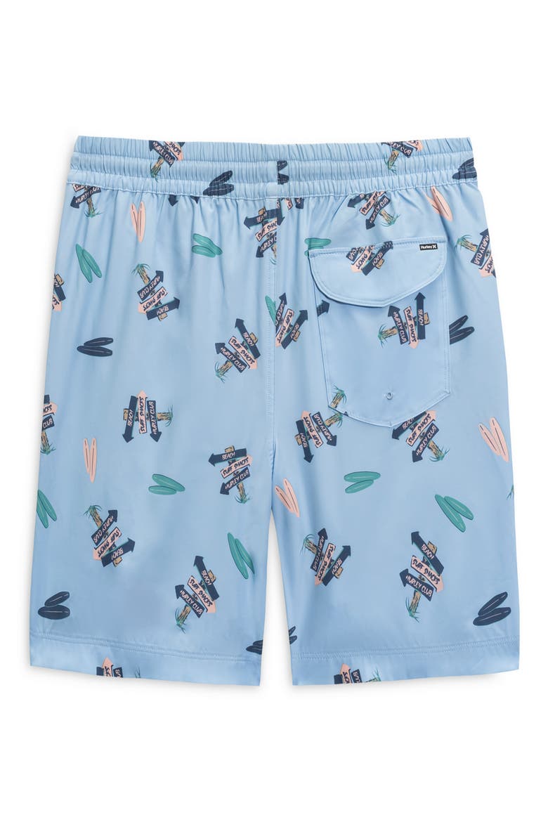 Roadsign Volley Swim Trunks, Alternate, color, MYSTIC BLUE