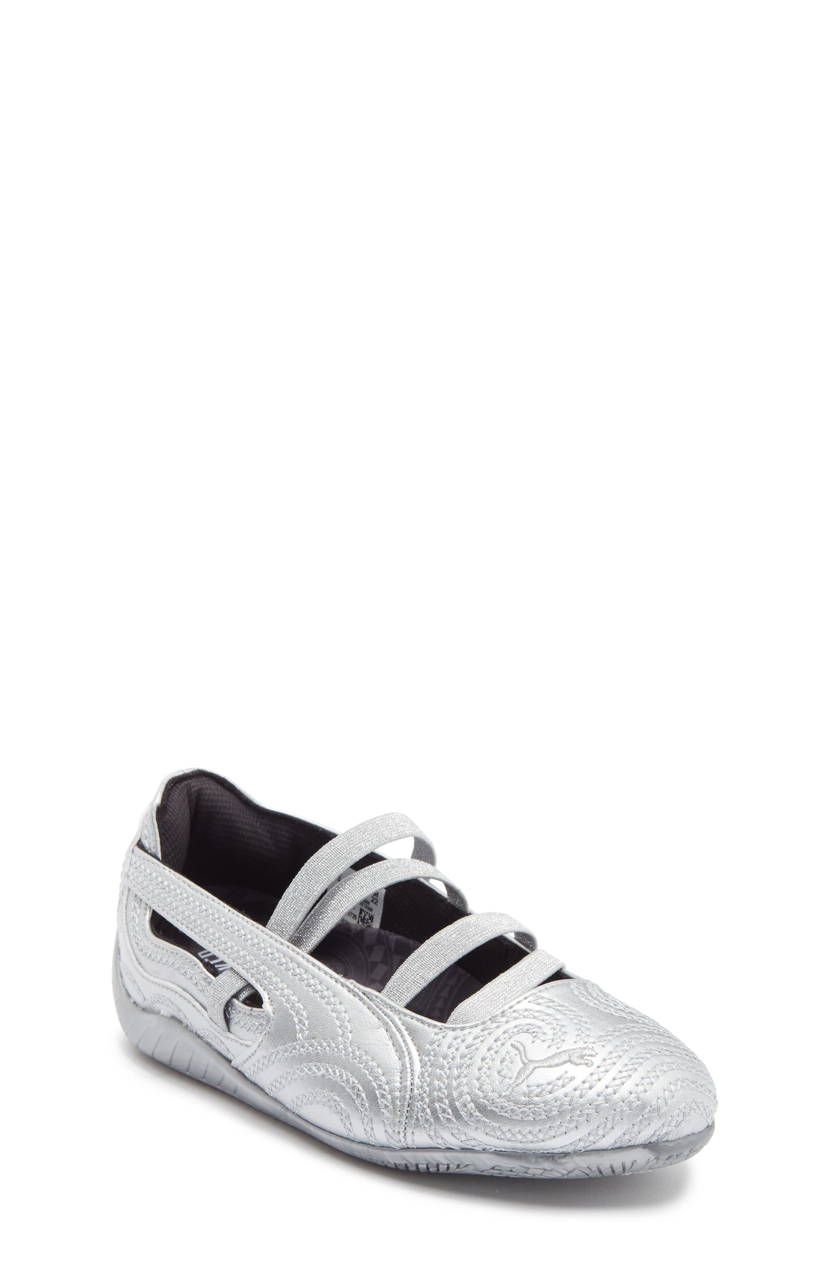PUMA x 
Wicked
 Kids
 Speedcat Ballet Sneaker, Main, color, Silver