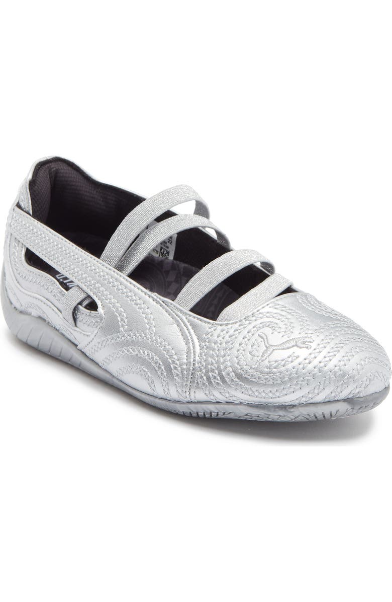 PUMA x 'Wicked' Kids' Speedcat Ballet Sneaker, Main, color, Silver