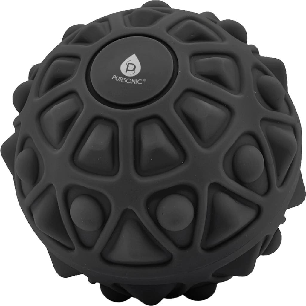 Pursonic Vibrating Massage Ball In Black