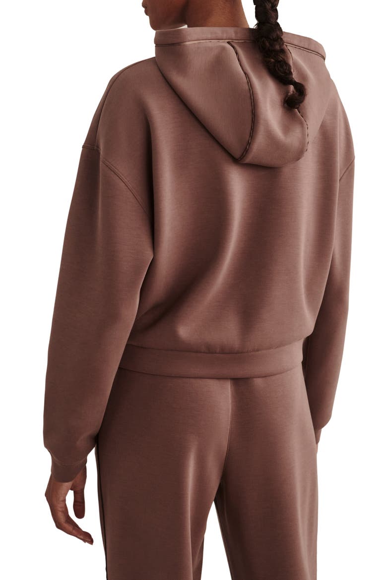 Jorgie Full Zip Hoodie, Alternate, color, COFFEE QUARTZ