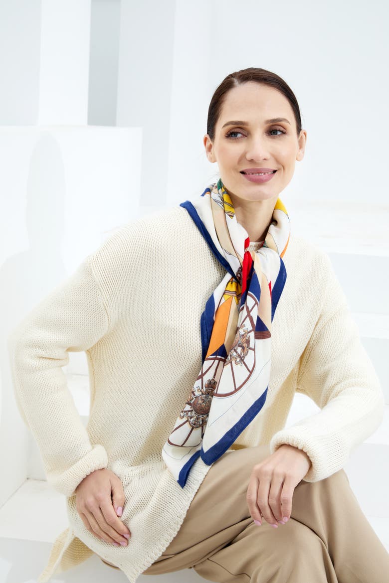 The Marseille Scarf, Alternate, color, Multi-color