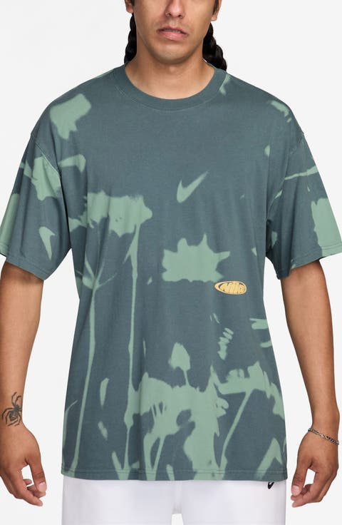 Sportswear Splash Dye Cotton T-Shirt