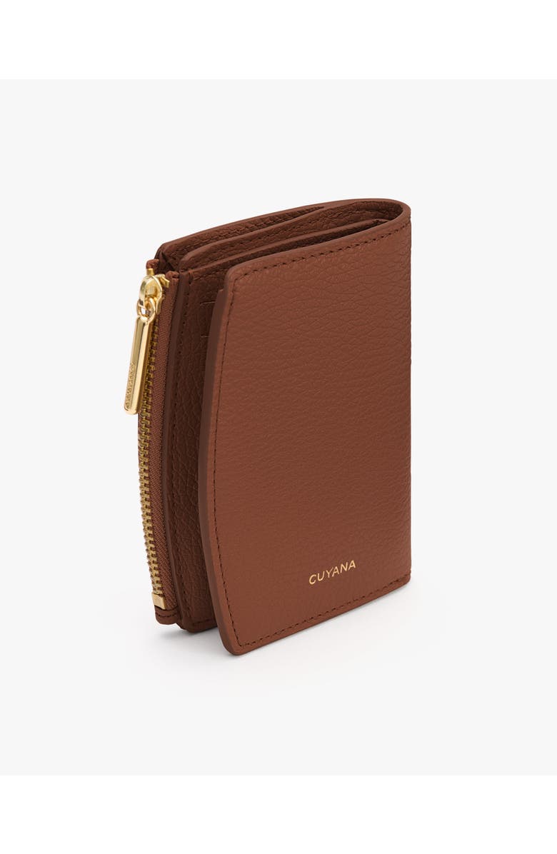 Cuyana Fold Zip Wallet, Alternate, color, Dark Chestnut