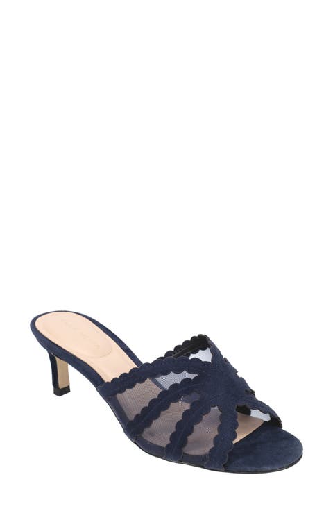 Vione Kitten Heel Slide Sandal