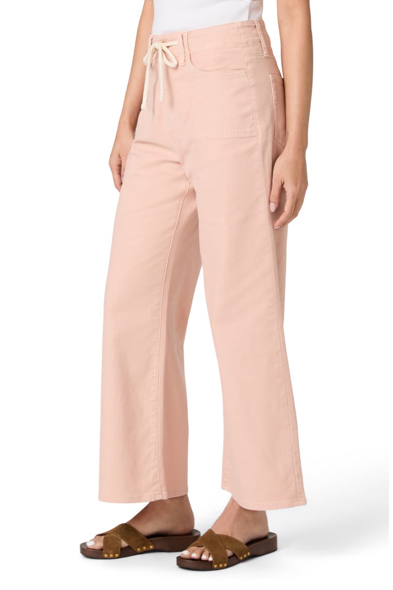 Ari Drawstring High Waist Wide Leg Pants, Alternate, color, VINTAGE SUNSET PEACH
