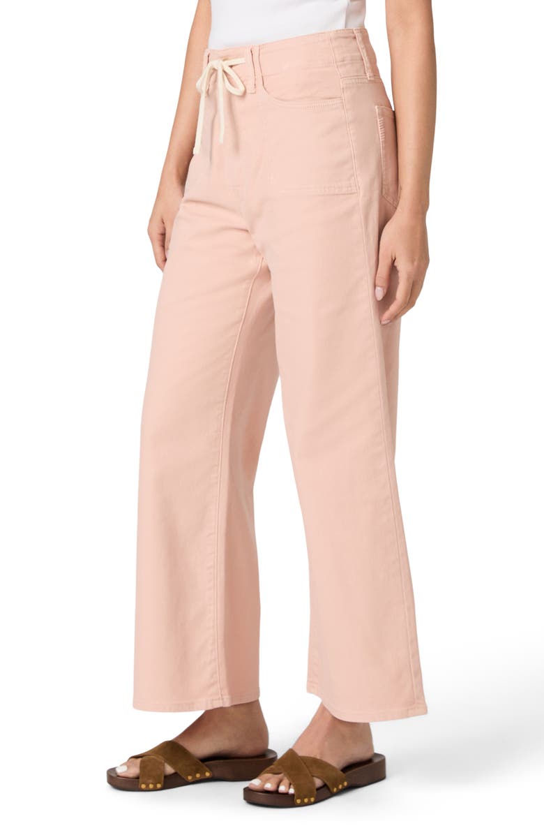PAIGE Ari Drawstring High Waist Wide Leg Pants, Alternate, color, Vintage Sunset Peach
