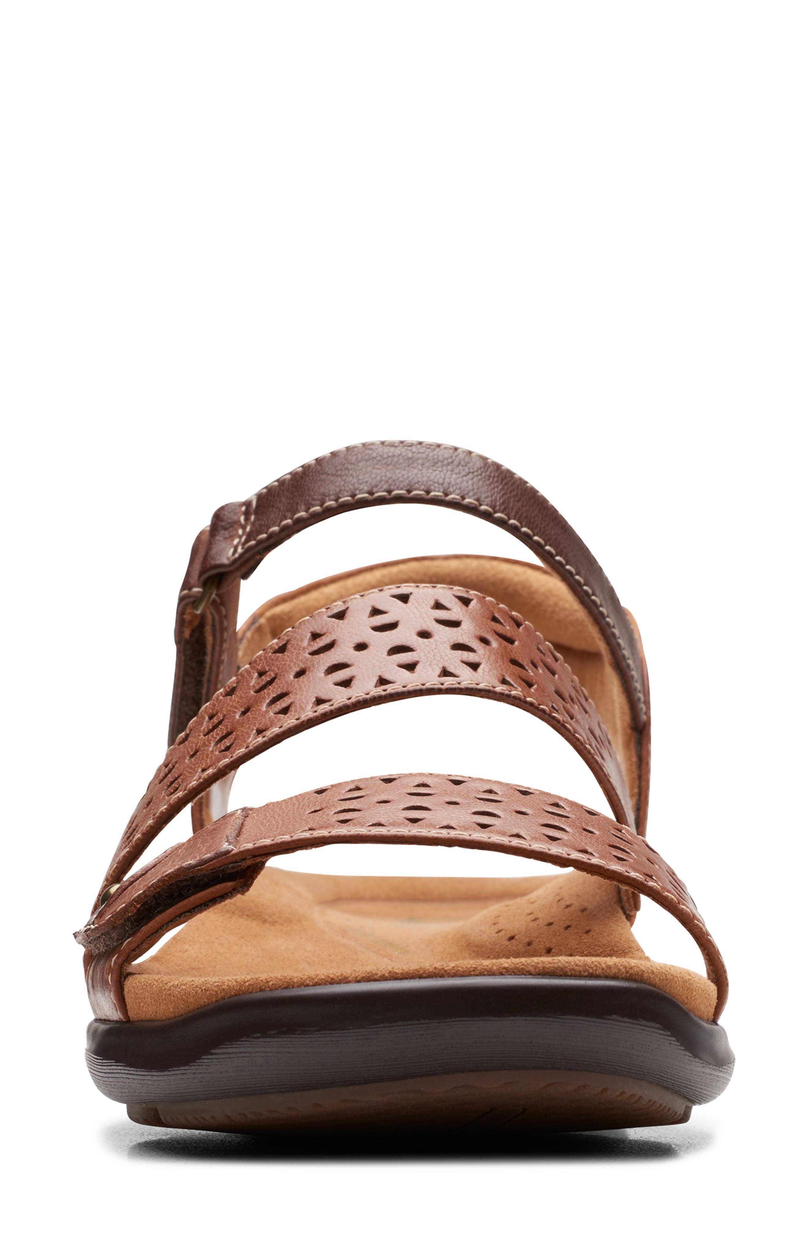Clarks<sup
®</sup
 Kitly Way Sandal, Alternate, color, Tan Leather