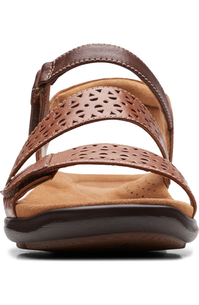 Clarks<sup
®</sup
Kitly Way Sandal, Alternate, color, Tan Leather