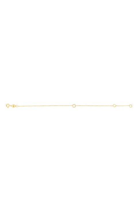 Initial 'O' Chain Bracelet