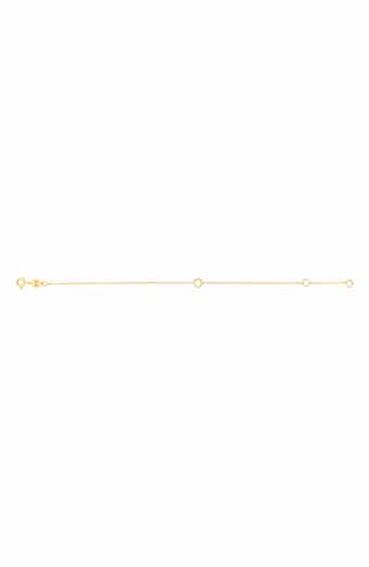 Initial 'O' Chain Bracelet