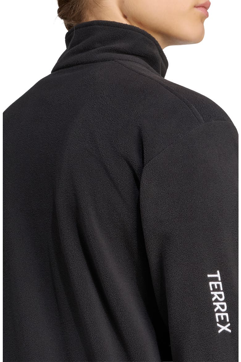 Essentials Half-Zip Fleece Pullover, Alternate, color, BLACK
