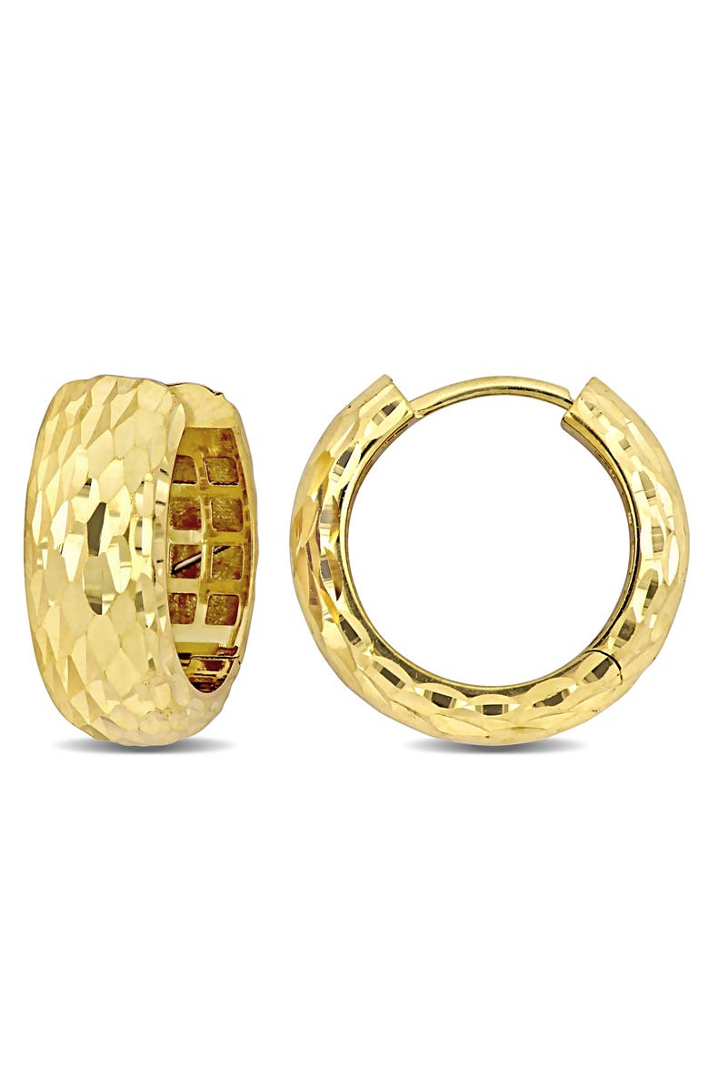 Julianna B. 17mm Huggie Hoop Earrings 14k Gold, Main, color, 14K Gold