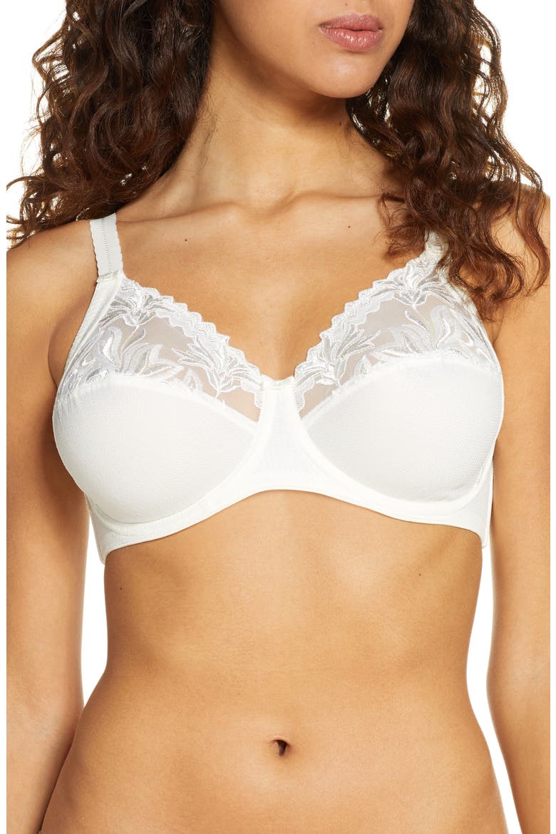 Amazone Full Support Underwire Bra, Main, color, IVORY